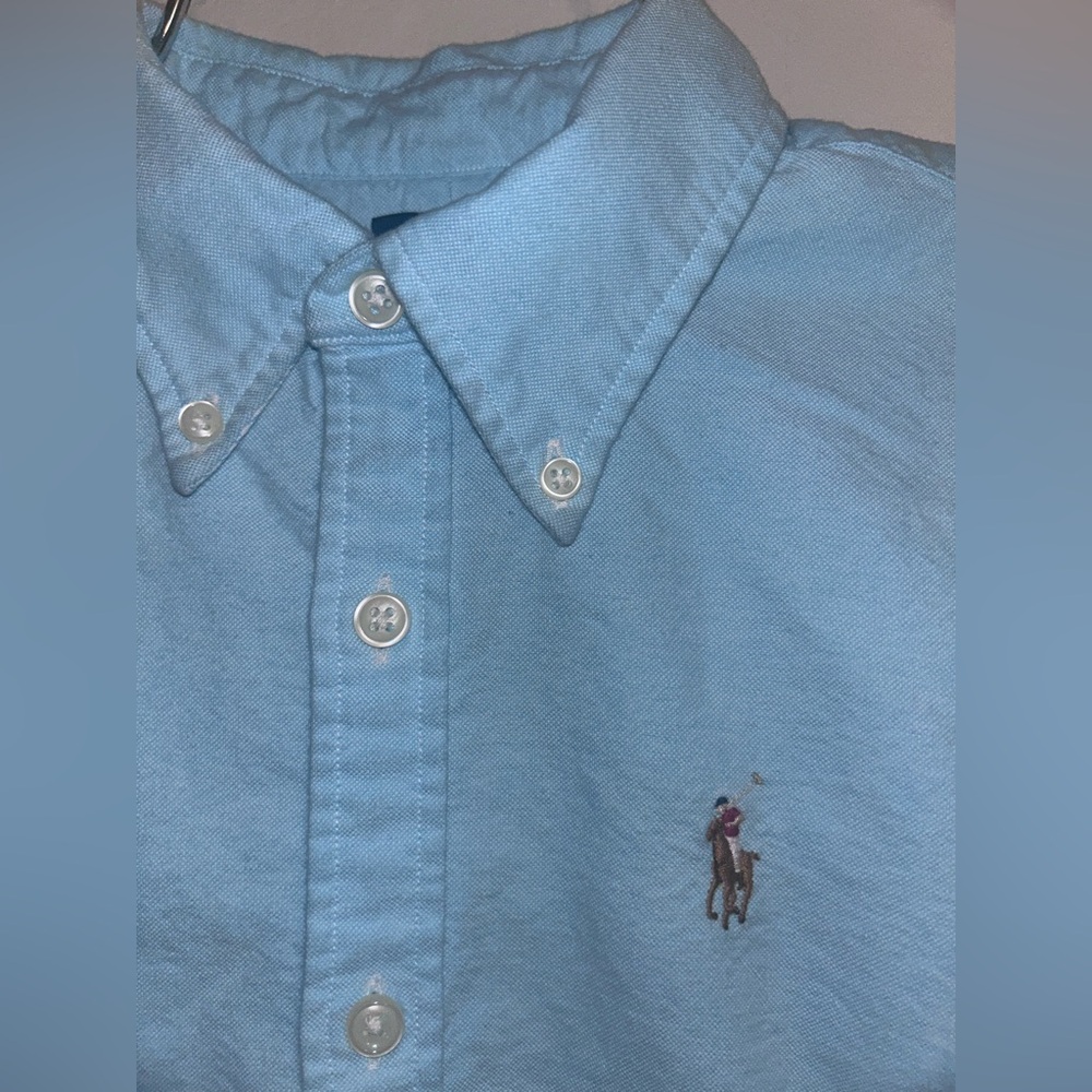 Ralph Lauren Light Blue Button Down Shirt